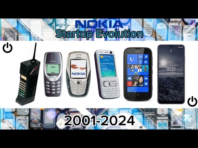 Nokia Startup Evolution 2001-2024 #nokia #nokia_fp_always #nokiaevolution #nokiaphones