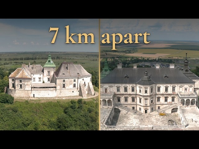 Olesko and Pidhirtsi Castles from Above | Ukraine 4K HDR