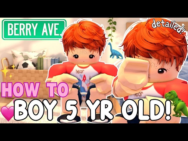 How To Be A 5YR OLD BOY OUTFITS & TUTORIAL For Berry Avenue!