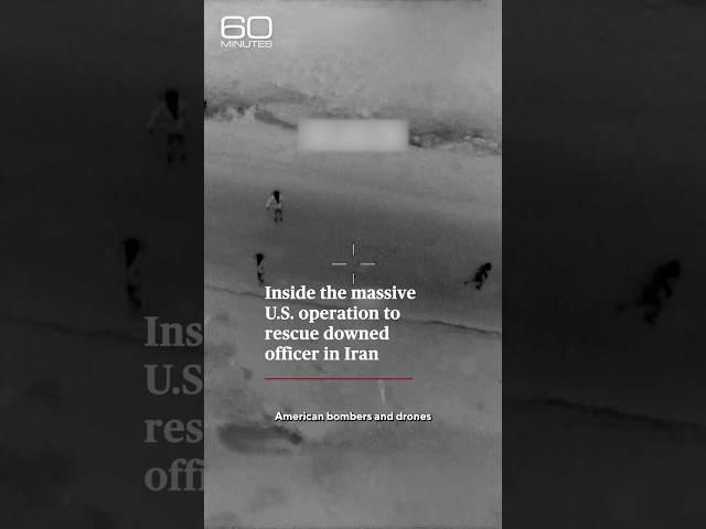 Inside the massive U.S. operation to rescue downed officer in Iran #shorts