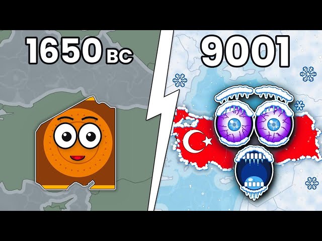 Evolution of Turkey 1650 BC - 10000 (Map Animation)