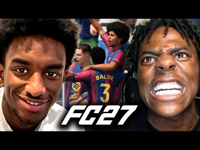 IShowSpeed Plays El Clásico With Alejandro Balde in FC 27 😂🔥