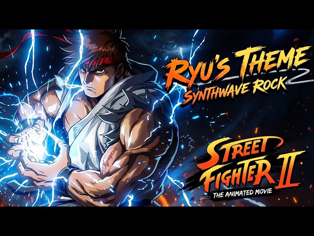 Xynapsis - Ryu's Theme | Street Fighter II Synthwave Rock Remix (Animated Music Video)