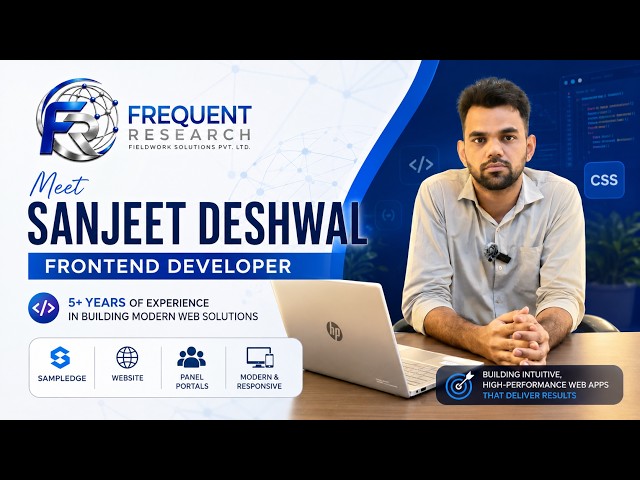 Meet Sanjeet | My Journey as a Frontend Developer | Building Modern Web Experiences