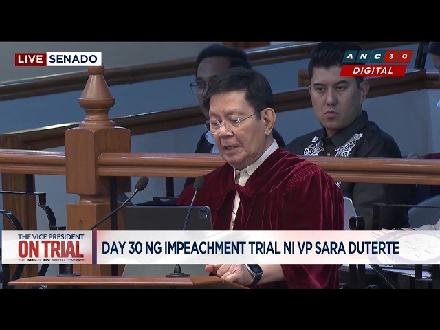 Lacson on defense's questioning: 'Masyadong teknikal, hindi tumatalab' | ANC
