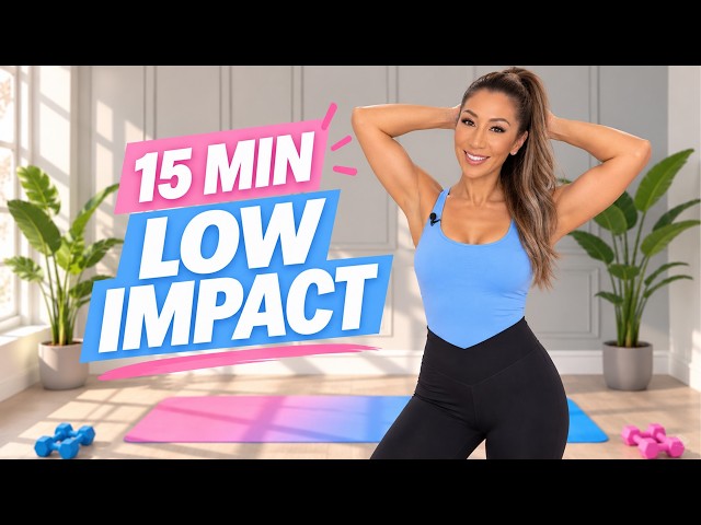 Only got 15 minutes? Try This ALL STANDING Workout with Dumbbells | No Jumping, No Repeat