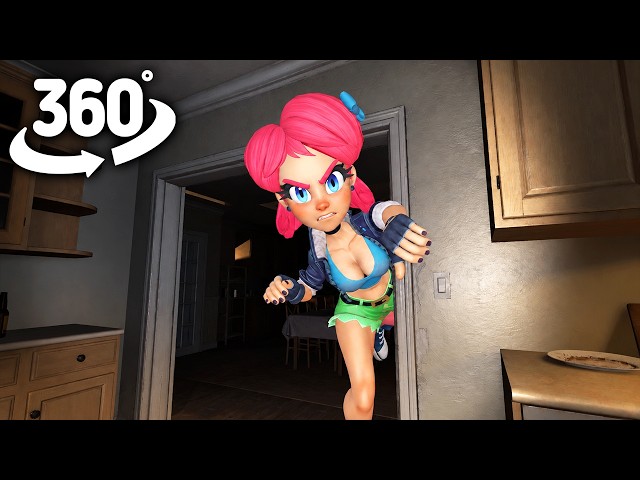 Night Scarlet! Scarlet Skips in the house! | 360° VR