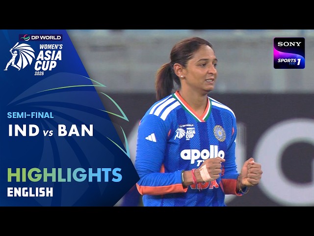 India W vs Bangladesh W | English | Highlights | DP World Women’s Asia Cup 2026
