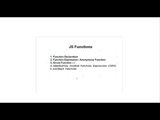 JavaScript Functions Explained | Declaration, Expression, Arrow & IIFE | Node.js