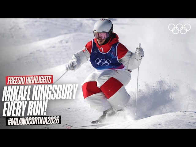 🇨🇦🎿 EVERY Mikael Kingsbury Run at #MilanoCortina2026 | Freestyle Skiing Highlights