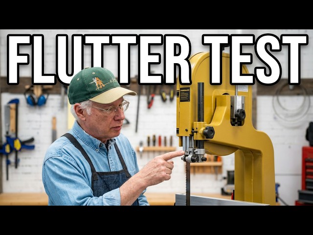 Bandsaw Blade Tension and Flutter Explained