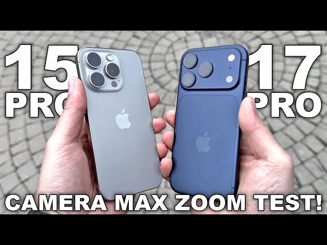 iPhone 17 Pro vs 15 Pro Camera Test! Zoom Comparison!
