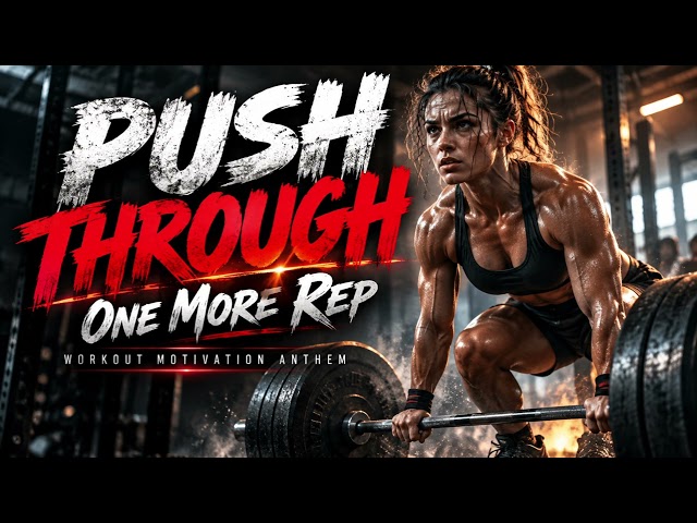 PUSH THROUGH (One More Rep) | Workout Motivation Anthem #WorkoutMusic #GymMotivation 