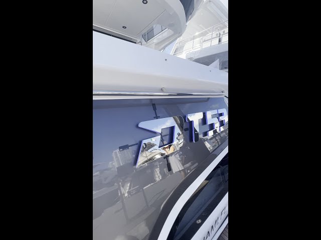 Yacht GraphX "DT53" stainless steel letters #yacht