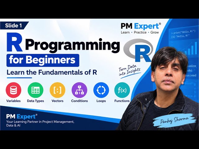 R Programming for Beginners | Learn R Basics with Student Marks Project | Data Science