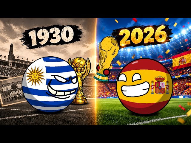 Every FIFA World Cup Winner in History (1930–2026) 🏆🌍| Countryballs ⚽