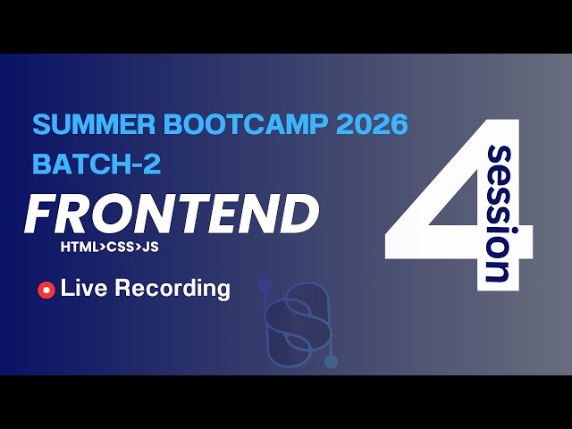 Frontend Session 4