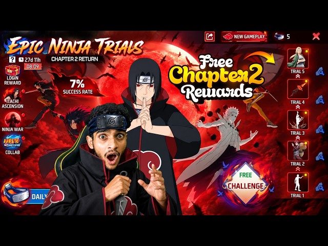 NARUTO: CHAPTER 2 EVENT 🔥 Free Fire Max