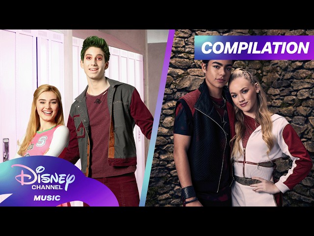 EVERY Disney ZOMBIES 1-4 Song in Order 💚 | Full Music Video Compilation | @disneychannelmusic