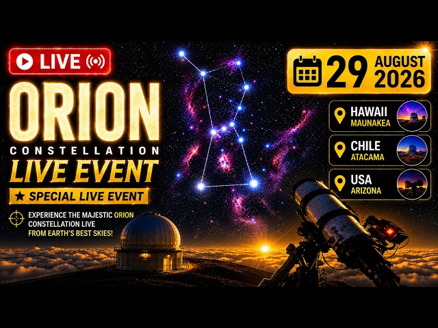 LIVE ORION 🔴 Night Sky & Deep Space Telescope | Stargazing & Planets 10/10/2026
