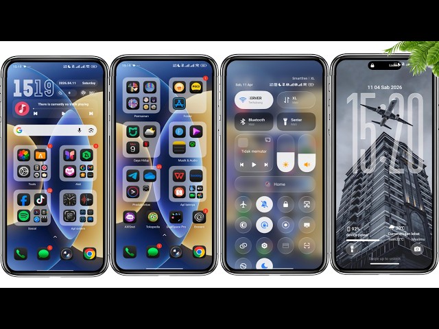 Xiaomi HyperOS Dynamic Island Blackes iPhone Theme Root-Free