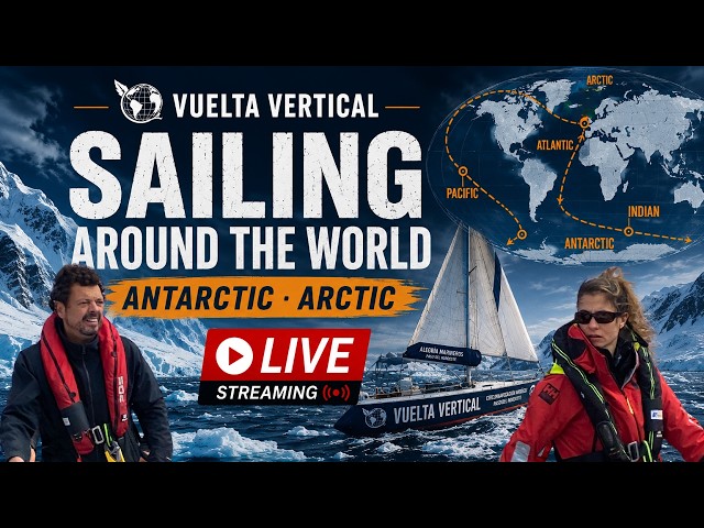 🔴 LIVE 24/7 | Vuelta al mundo a vela ⛵🌍 Sailing Around the World