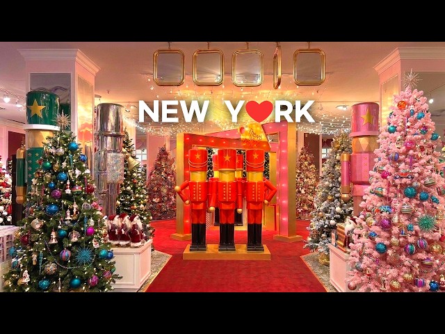 [4K] 🇺🇸 Christmas Came Early in NYC! 🎄 | Macy’s Holiday Lane 2026