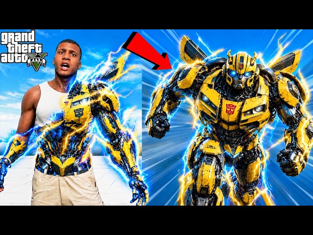FRANKLIN FOUND TRANSFORMERS POWERS BUT IT WENT OUT OF CONTROL! | GTA V