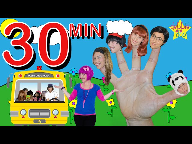 Daddy Five Finger Family & Wheels on the Bus Song Collection -  Debbie Doo