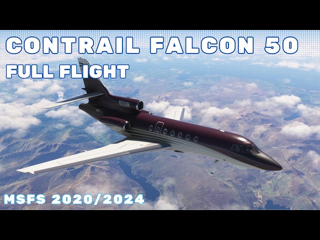 MSFS Contrail Falcon 50 (FA50) - Full Flight Demo
