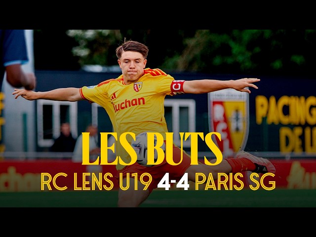U19 NATIONAL I Les buts lensois lors de RC Lens - Paris Saint-Germain