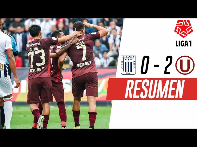 Alianza Lima (0-2) Universitario de Deportes | Liga 1 2022 | Resumen y goles del Superclásico