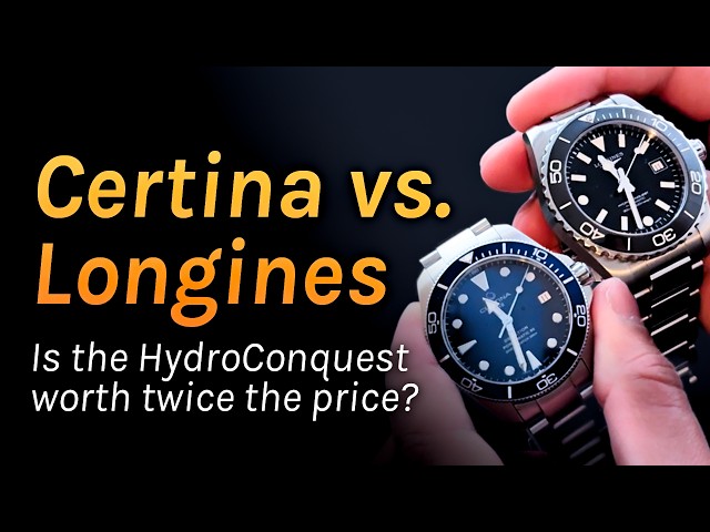 Certina DS Action 38mm vs Longines HydroConquest 39mm