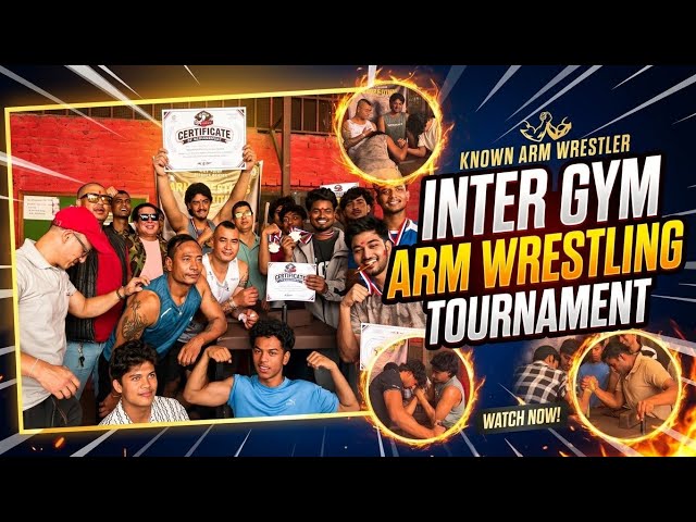 INTER GYM ARM WRESTLING TOURNAMENT #viral #shorts #armwrestling #armgame #tournament 