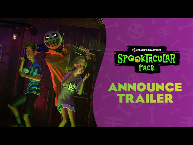 Spooktacular Pack Announce Trailer | Planet Coaster 2