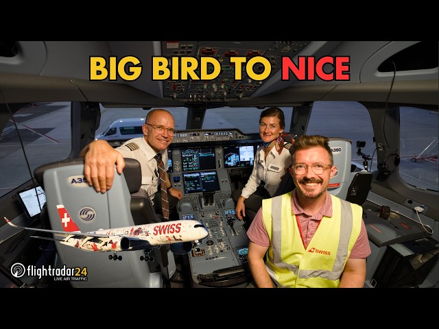 Flight Deck: Flying the SWISS Airbus A350 to Nice