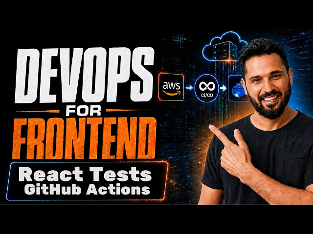 DevOps for Frontend Developers #16 Run React Test Cases with GitHub Actions | What if tests Fail