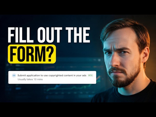 Submit application to use copyrighted content in your ads