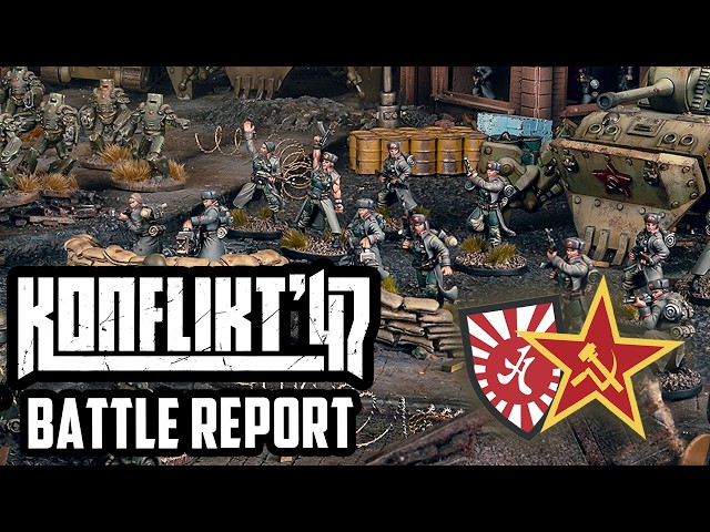 Storm of Steel! Soviet Bloc Vs Empire of Japan - Konflikt '47 Battle Report