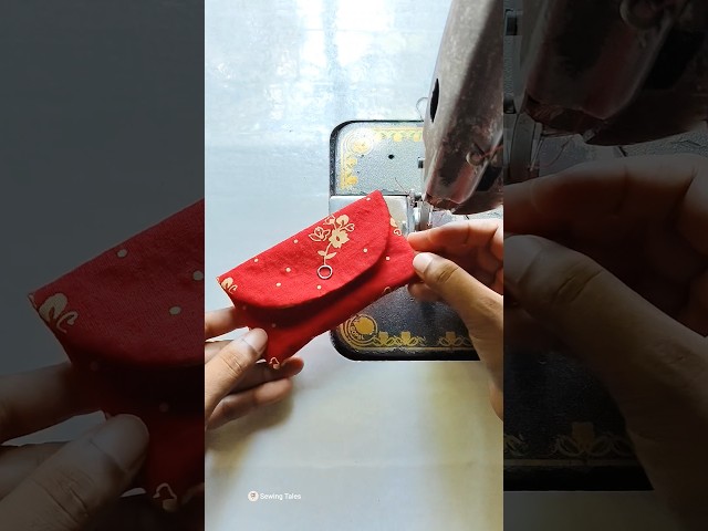 mini purse sewing tutorial for beginners @Sewingtales #shorts #short #viral #trending #fashion #diy