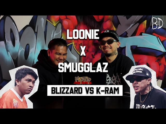 LOONIE × SMUGGLAZ | BREAK IT DOWN: Rap Battle Review E398 | BLIZZARD VS K-RAM