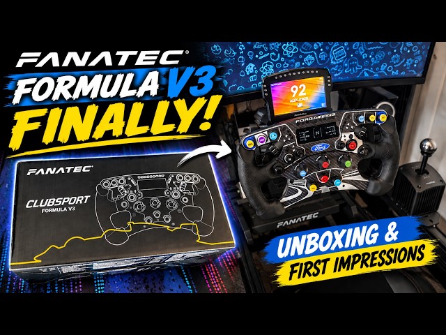 Fanatec Formula V3! | Unboxing & First Impressions
