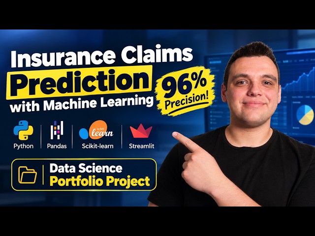 Insurance Claims Prediction with Machine Learning | Python Data Science Project (96% Precision!)