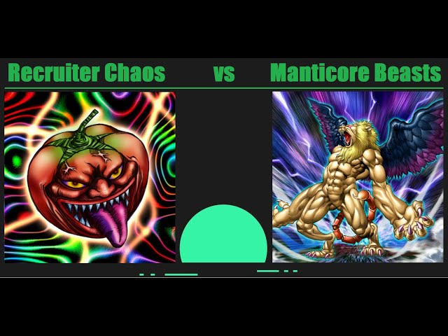 Mod Goat Format: Recruiter Chaos vs. Manticore Beasts