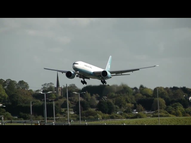 Maersk B777F OY-MAC Missed Approach At BHX