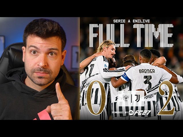 LECCE 0-2 JUVENTUS | DOUGLAS LUIZ AND 3 POINTS, A TECHNICALLY HORRENDOUS MATCH BUT WE CAN BREATHE