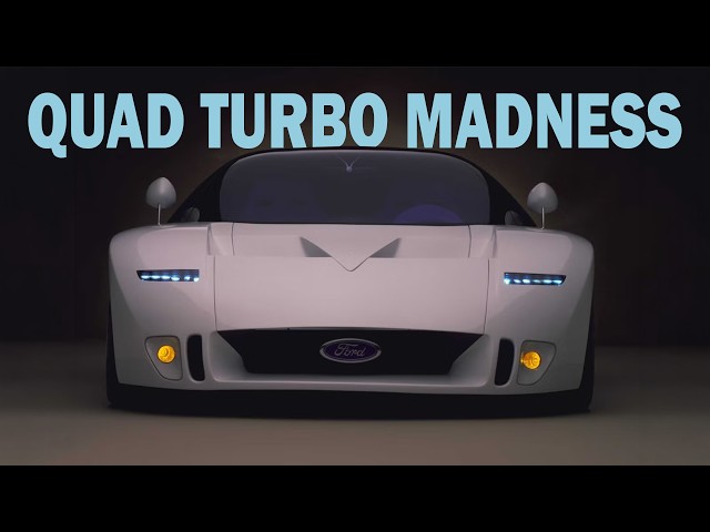 Ford GT90: The Quad Turbo V12 Dream