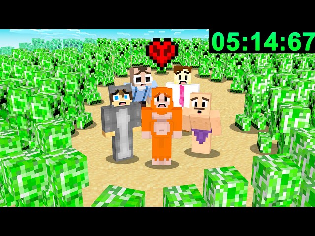 5 Noobs Get the Minecraft Speedrun World Record