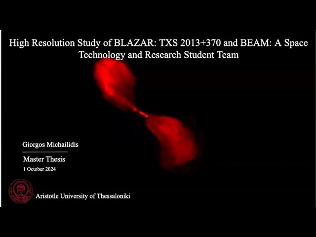 High-Resolution Study of Blazar TXS 2013+370 and BEAM: A Space Technology and Research Student Team