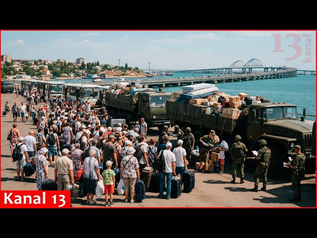 "The outlook is very grim": Russians flee Crimea en masse